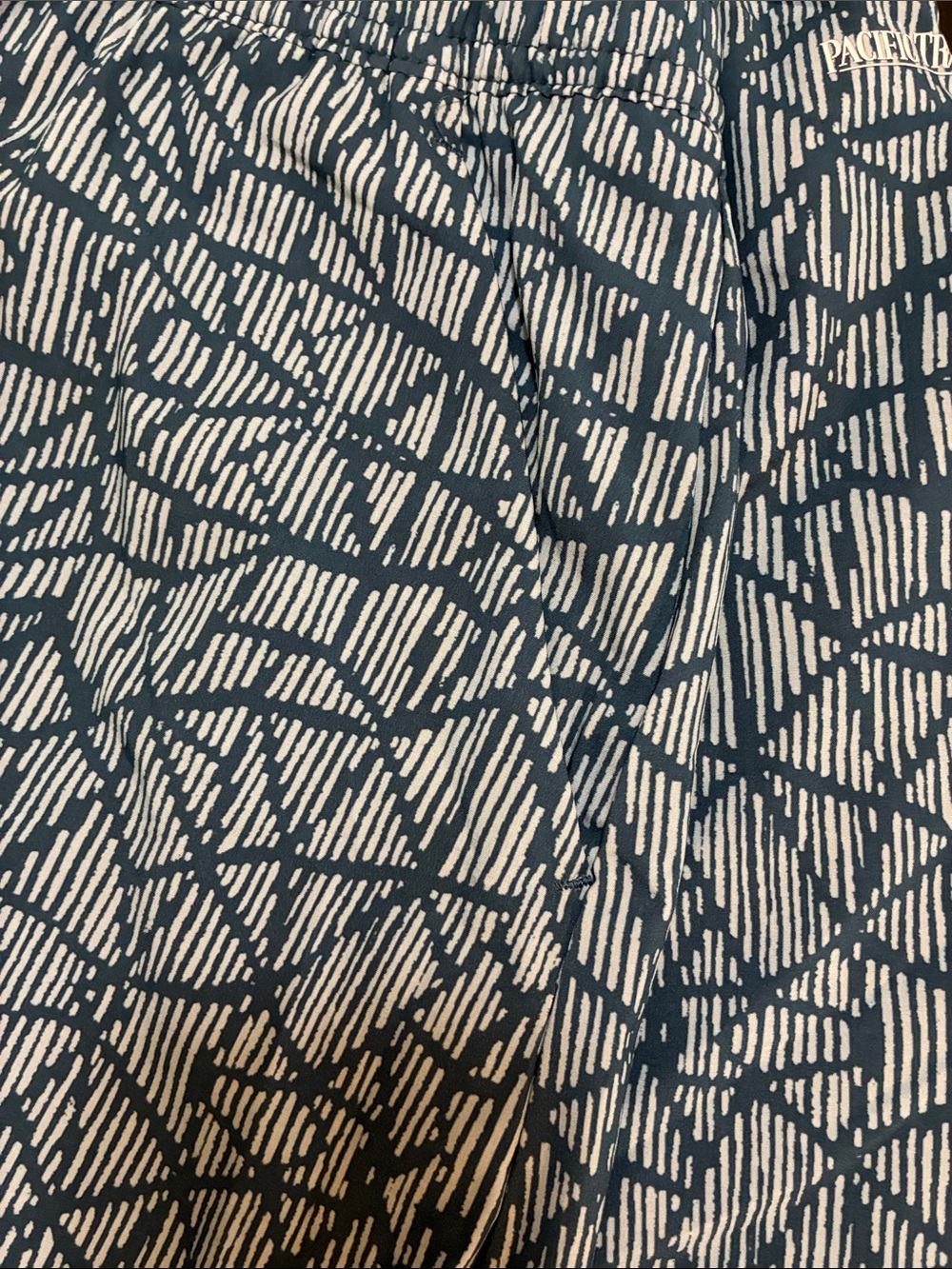 Pacific Trail Blue & White Patterned Skirt with built-in shorts underneath - Picture 6 of 6